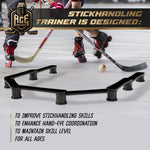 Load image into Gallery viewer, Lightweight Stickhandling Training Aid 7 Leg Snake Equipment for Puck Control Street Hockey Training Reaction Time and Coordination Durable Portable and Adjustable