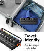 Load image into Gallery viewer, Weekly Pill Organizer 1 time a Day Pill Box 7 Day with Removable Daily Containers and Taken Not Taken Reminder for Easy Tracking Portable Case for Vitamins and Medication for Home and Travel