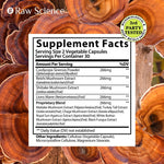 Load image into Gallery viewer, Mushroom Shiitake Lions Mane Supplement Capsules Cordyceps 60 Capsules
