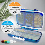 Load image into Gallery viewer, Travel Pill Organizer Moisture Proof Pill Holder Daily Pill Box 7 Compartments
