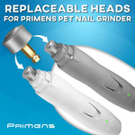 Load image into Gallery viewer, Primens Professional Dog Nail Grinder Replacement Head Pack of 3 Bits Tip
