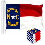 Load image into Gallery viewer, North Carolina State Flag 3x5 Ft 5Pack 150D Printed Polyester By G128