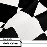 Load image into Gallery viewer, G128 Combo Pack: American USA Flag 3x5 Ft &amp; Checkered Flag 3x5 Ft, Both Printed 150D Polyester, Indoor/Outdoor, Brass Grommets