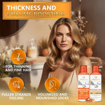 Load image into Gallery viewer, Batana Oil Shampoo and Conditioner Set 16 Fl Oz Set of 2 Sulfate Free Volumizing Formula for Fine Hair Thickening Salon Quality Paraben Free Blend for Thin Hair For Women and Men