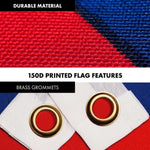 Load image into Gallery viewer, G128 Combo Pack: 6 Ft Tangle Free Spinning Flagpole (Black) &amp; Nepal Flag 3x5 Ft Printed 150D Polyester, Brass Grommets (Flag Included) Aluminum Flag Pole