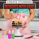 Load image into Gallery viewer, 6 Pack 4oz Small Squeeze Bottles for Liquids – Clear Condiment Squeeze Bottles for Sauces Ketchup Mustard Oil Syrups and Dressings with Measuring Scale – Easy to Use &amp; Leak Proof
