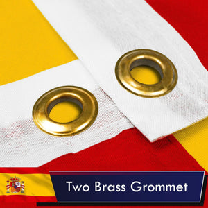 Spain Spanish Flag 3x5 Ft 3Pack Printed Polyester By G128