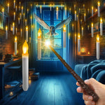 Load image into Gallery viewer, Flameless Floating Candles with Wand Remote 12 PCS Magic Deco Candles Hanging Candles with Remote Battery Operated 6.5  LED Candle Christmas &amp; Halloween Decorations