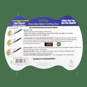 Zen Clipper Precise Junior – Safe, Adjustable Nail Clipper for All Sizes of Pets.