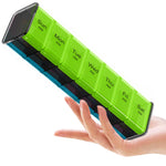 Load image into Gallery viewer, Extra Large Pill Organizer  XXL Pill Box 7 Day   Weekly Pill Organizer with AM PM Large Compartments Big Pill Case for Supplements Jumbo Pill Holder for Vitamins Huge Medicine Organizer 2 Times a Day