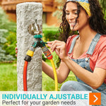 Load image into Gallery viewer, Water Splitter 2 Way Garden Y Hose Connector Metal Body Water Faucet Splitter
