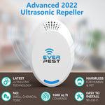 Load image into Gallery viewer, Ultrasonic Pest Repeller Control 2 Pack Plug in Flea Rat Roach Mosquito
