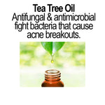Load image into Gallery viewer, Organic Clear Skin Serum for Acne Prone Skin Tea Tree Scent Soothes Skin 1.0 oz
