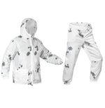 Load image into Gallery viewer, Blur Snow Camo Winter Masking Overall Ultra Thin Overwhites Airsoft XL Size
