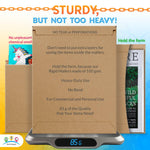 Load image into Gallery viewer, Brown Rigid Mailers 11 x 13.5 Inches. Pack of 25 Photo Mailer Envelopes. Flat Cardboard Mailers Self Seal. Sturdy Cardboard Photo Envelope. Recyclable Hard Shipping Envelopes