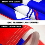 Load image into Gallery viewer, G128 Combo Pack: 6 Ft Tangle Free Spinning Flagpole (Black) &amp; Slovenia Flag 3x5 Ft Printed 150D Polyester, Brass Grommets (Flag Included) Aluminum Flag Pole
