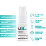 Load image into Gallery viewer, M9 Innovative Hair Repair Treatment  Sulfate and Paraben Free  Pre Shampoo Hair Protein Serum for Damaged Dry Hair and Split Ends  Enriched with Avocado Oil (1.01 fl oz x 2)