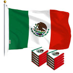 Load image into Gallery viewer, Mexico Mexican Flag 3x5 Ft 10Pack Printed Polyester By G128