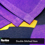Load image into Gallery viewer, G128 Combo Pack: Garden Flag Stand Black 36x16 Inch &amp; Garden Flag Trick or Treat Owl Purple 12x18 Inch