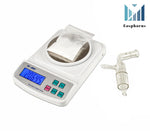 Load image into Gallery viewer, Ounce and Gram Scale 0.01g Accuracy Mass Balance Chemistry Digital Scale Electronic LCD Science Lab Laboratory Digital Scale USB Charger and AC DC Adapter Included