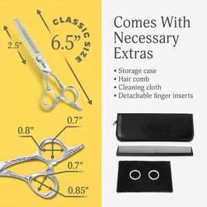 Thinning Shears Thinning Scissors Stainless Steel Hair Thinning Scissors 6.5