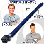 Load image into Gallery viewer, Eye Glasses String Holder Strap Eyeglass Straps Cords for Men Women Eyeglass Holders Around Neck Sunglasses String Chain Lanyard Retainer 4 Pcs Orange Blue