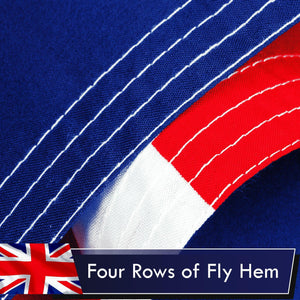UK British Flag 3x5 Ft 3Pack Printed Polyester By G128
