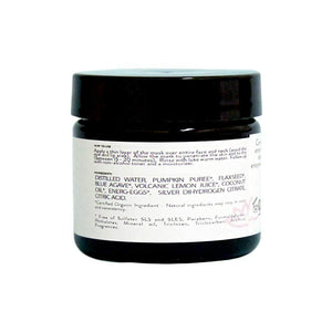 Organic Face Mask to Nourish and Brighten Pumpkin and Flaxseed Vitamin C 2 oz