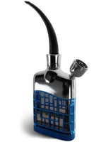 Load image into Gallery viewer, Silver Blue Portable Hookah Set Mini Kit Mini Hookah Small Set For Travel Car
