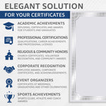 Load image into Gallery viewer, 200 Certificate Paper 8.5 x 11 inch for Printing Blank Certificate Papers for Award Certificates &amp; Diploma Paper Premium Silver Foil Award Papers Cardstock for Awards &amp; Certificates Graduation