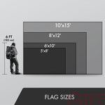 Load image into Gallery viewer, G128 5 Pack: Betsy Ross TeaStained Flag  5x8 Ft  ToughWeave Pro Series Embroidered 420D Polyester  Historical Flag, Embroidered Design, Indoor/Outdoor, Brass Grommets, High Quality