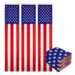 Load image into Gallery viewer, G128 3Pack: American USA Pull Down Bunting Flag  1.67x8 Ft  Embroidered Polyester