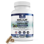Load image into Gallery viewer, Pure Himalayan Shilajit for Men   Boost Stamina &amp; Athleticism Support Metabolism &amp; Energy  10000mg Shilajit Ashwagandha Supplements   Irish Sea Moss Tongkat Ali PQQ &amp; More   60 Shilajit Capsules