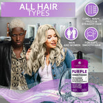 Load image into Gallery viewer, Purple Conditioner for Blonde Hair   Goodbye to Orange and Yellow Brassy Tones