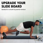 Load image into Gallery viewer, Slide Board Booties for Smooth Gliding (Reusable Washable)   Compatible with All Fitness Hockey Slideboards   Slip Over Shoe Design   One Size Fits All
