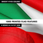 Load image into Gallery viewer, G128  6 Feet Tangle Free Spinning Flagpole (Black) Italy Brass Grommets Printed 3x5 ft (Flag Included) Aluminum Flag Pole