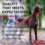 Load image into Gallery viewer, Red Waterproof Dog Collar  Size 12  19 inch x 1 inch Wide Metal Buckle
