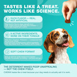 Load image into Gallery viewer, No Poo Chews for Dogs  Coprophagia Deterrent  Dog Probiotics for Digestive Health with Enzymes  Canine Stool Eating Deterrent  Digestive, Dental, Gut &amp; Immune Health Treats  No Poop Eating