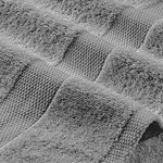 Load image into Gallery viewer, White Classic Light Gray Washcloths Set 12 Pack for Body and Face Towel 12x12 Inch Cotton Wash Cloths Bulk Spa Fingertip Wash Clothes Soft Absorbent Gym Towels
