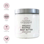 Load image into Gallery viewer, White Ginger Amber Scent Organic Whipped Body Butter Vegan 24 Hr Hydration 8 oz
