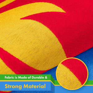 2 Pack Eritrea Eritrean Flag 3x5 feet Printed 150D Indoor Outdoor Vibrant