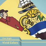 Load image into Gallery viewer, G128 Delaware DE State Flag  3x5 Ft  LiteWeave Pro Series Printed 150D Polyester  Indoor/Outdoor, Vibrant Colors, Brass Grommets, Thicker and More Durable Than 100D 75D Polyester