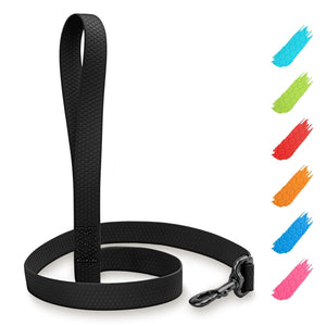 Waterproof Dog Leash 4 Ft Black Anti Slip Dog Leash for Large Small Medium Dogs