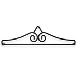 Load image into Gallery viewer, Garden Flag Wall Hanger, Black Wrought Iron Small Flag Hanger, Heavy Duty Garden Flag Holder (Ideal for Flag/Banner with Width Smaller than 13)