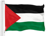 Load image into Gallery viewer, G128 Palestine Palestinian Flag  3x5 feet  Printed 150D, Indoor/Outdoor, Vibrant Colors, Brass Grommets, Quality Polyester, Much Thicker More Durable Than 100D 75D Polyester
