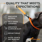 Load image into Gallery viewer, Orange Evolutor Extra Heavy Duty Dog Leash 10 Ft  Durable Leash for Large Dogs
