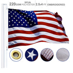 Load image into Gallery viewer, American Flag 220GSM Embroidered Spun Polyester 2.5x4 Ft