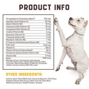 15 in 1 Dog Multivitamin Supplements   Immunity Digestion Joint and Heart Health