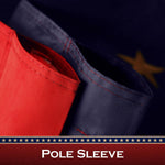 Load image into Gallery viewer, G128 5 Pack: Betsy Ross TeaStained Flag  2x3 Ft  ToughWeave Pro Series Pole Sleeve Embroidered 420D Polyester  Historical Flag, Embroidered Design, High Quality, NO Flagpole Included