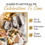 Load image into Gallery viewer, Appreciation Gifts for Couples – Couples Gifts Set with Martini Wine Glasses Glass Charms – Practical and Cute Couple Gifts for Anniversary Wedding Engagement